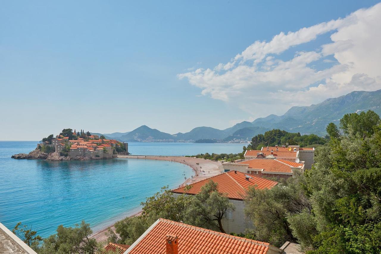 Apartmani Kuća u maslinama Sveti Stefan Bagian luar foto